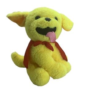 Fiesta Yellow Plush Puppy with Red Bandana
